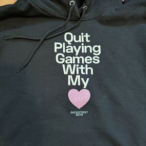 Backstreet Boys Quit Playing Games With My Heart hooded Sweatshirt